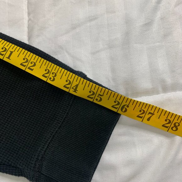 Eddie Bauer Men’s Black Long Sleeve Henley – TL (Tall Large), Cotton/Poly Blend - Picture 7 of 11